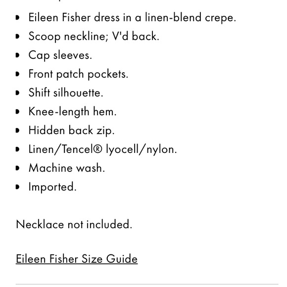 Eileen Fisher Linen Blend Olive Green Dress, EUC, Large - Picture 3 of 15